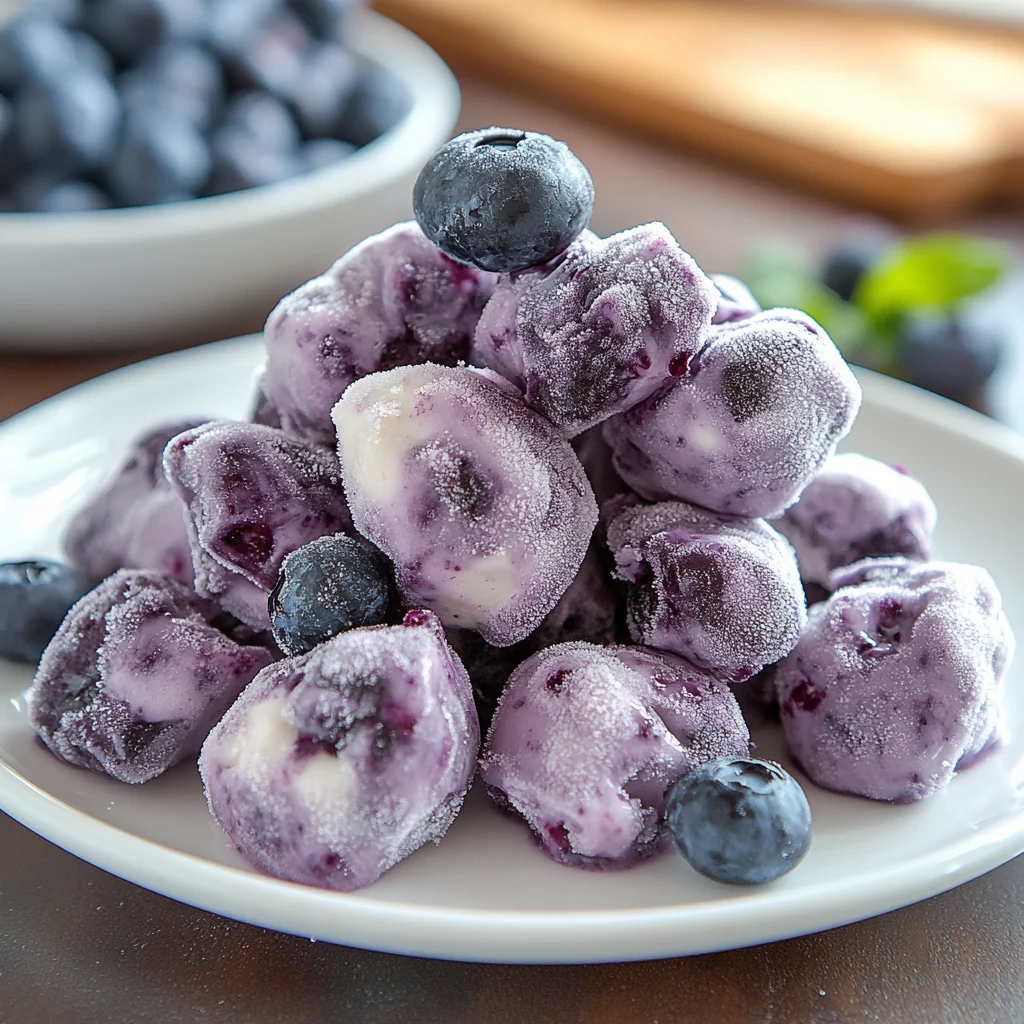 Wholesome Frozen Blueberry Yogurt Clusters Easy Recipe wholesome-frozen-blueberry-yogurt-clusters-easy-recipe