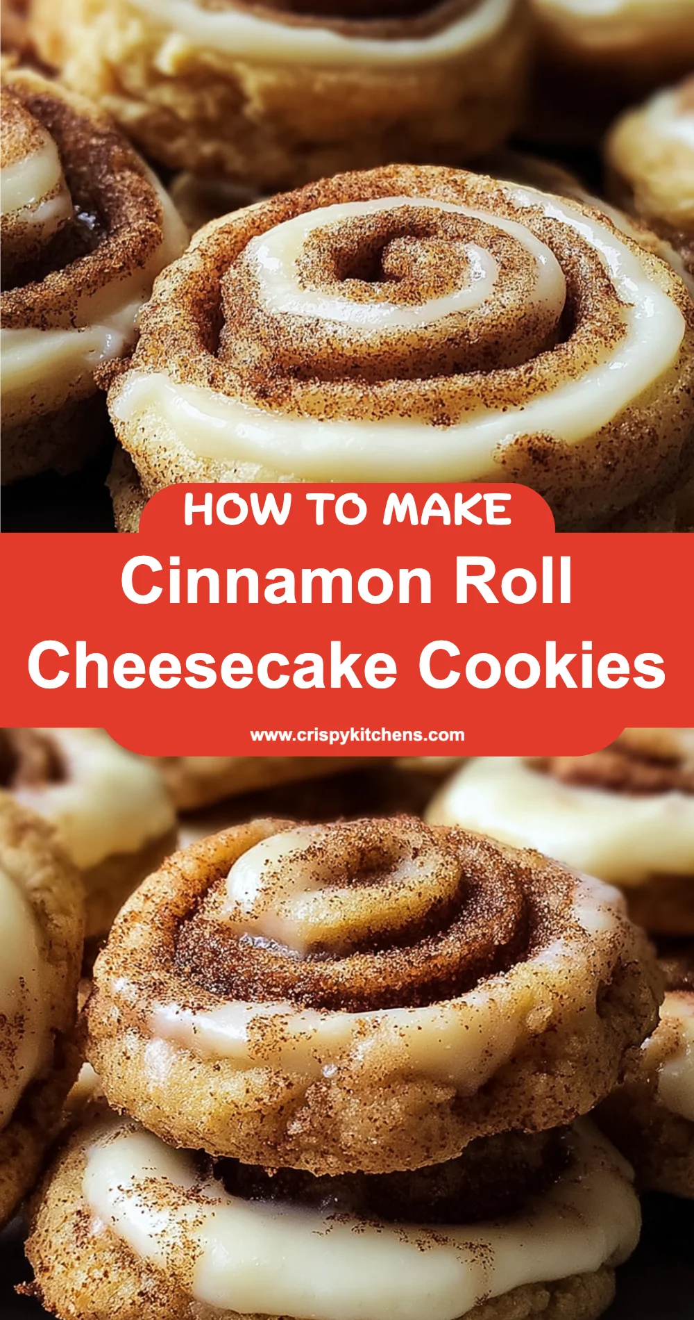 Cinnamon Roll Cheesecake Cookies Recipe