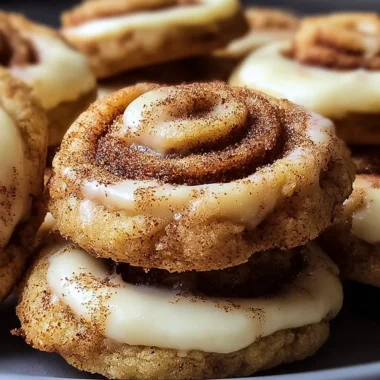Cinnamon Roll Cheesecake Cookies Recipe