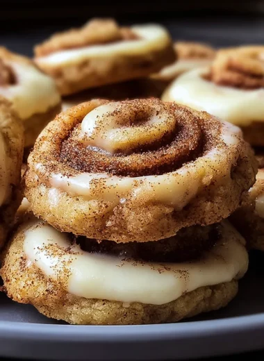 Cinnamon Roll Cheesecake Cookies Recipe