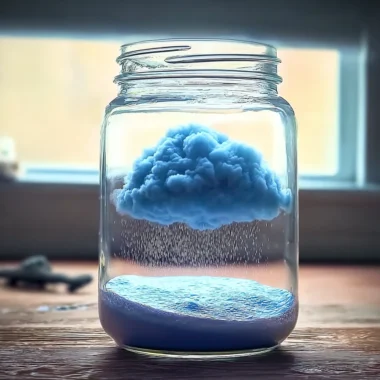 Easy DIY Rain Cloud in a Jar Experiment for Kids