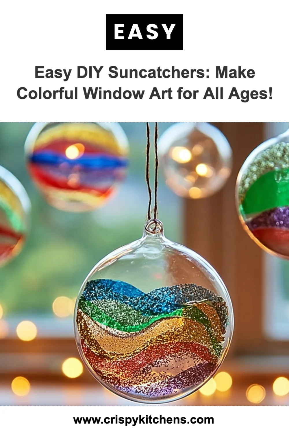 Brighten Your Home with Easy DIY Suncatchers: Colorful Crafts for Everyone to Enjoy!