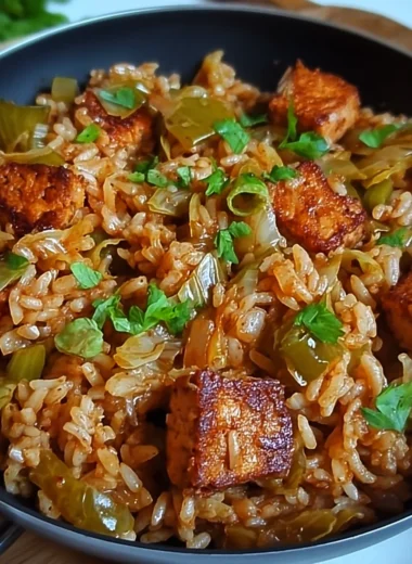 Easy One-Pot Cajun Cabbage Jambalaya Recipe