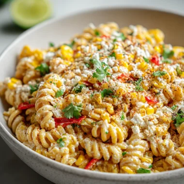 Healthy Street Corn Pasta Salad Recipe