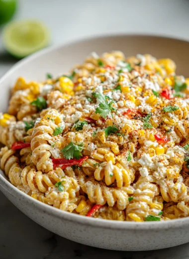 Healthy Street Corn Pasta Salad Recipe