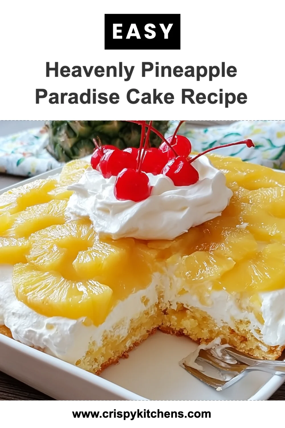 Heavenly Pineapple Paradise Cake Recipe