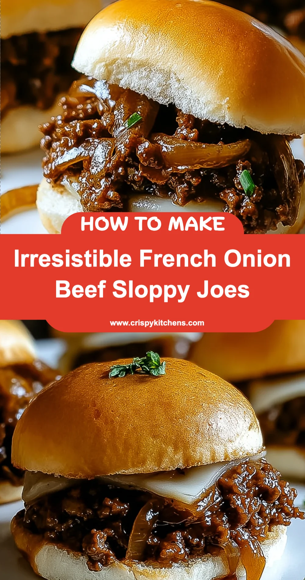 Irresistible French Onion Beef Sloppy Joes Recipe