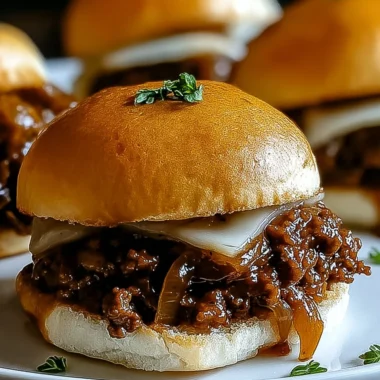 Irresistible French Onion Beef Sloppy Joes Recipe