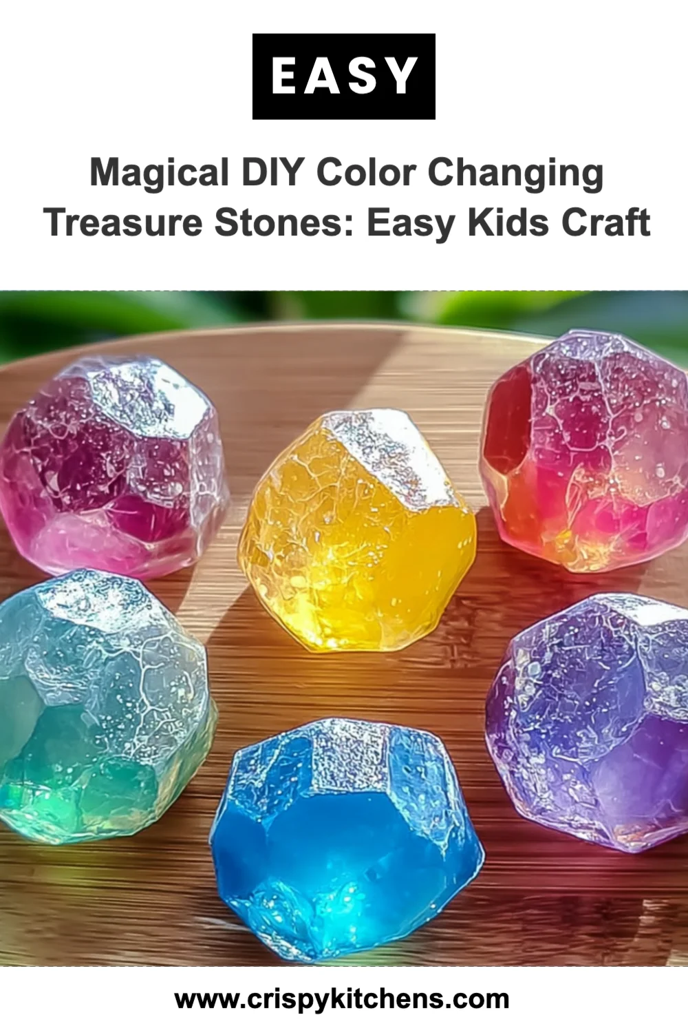 Create Magical DIY Color Changing Treasure Stones: A Fun Kids Craft to Spark Imagination!