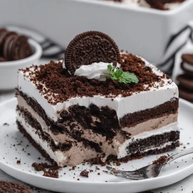 Decadent No-Bake Oreo Lasagna Recipe