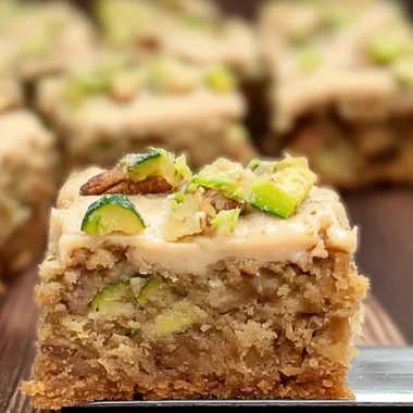 Delicious Applesauce Zucchini Cake Bars Recipe
