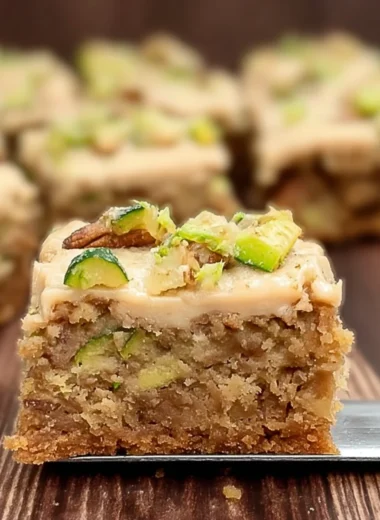 Delicious Applesauce Zucchini Cake Bars Recipe