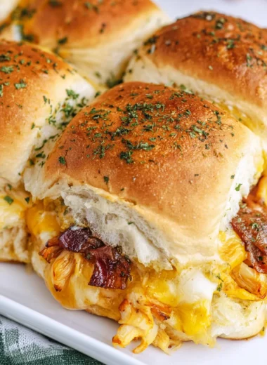 Delicious Chicken Hawaiian Roll Sliders Recipe