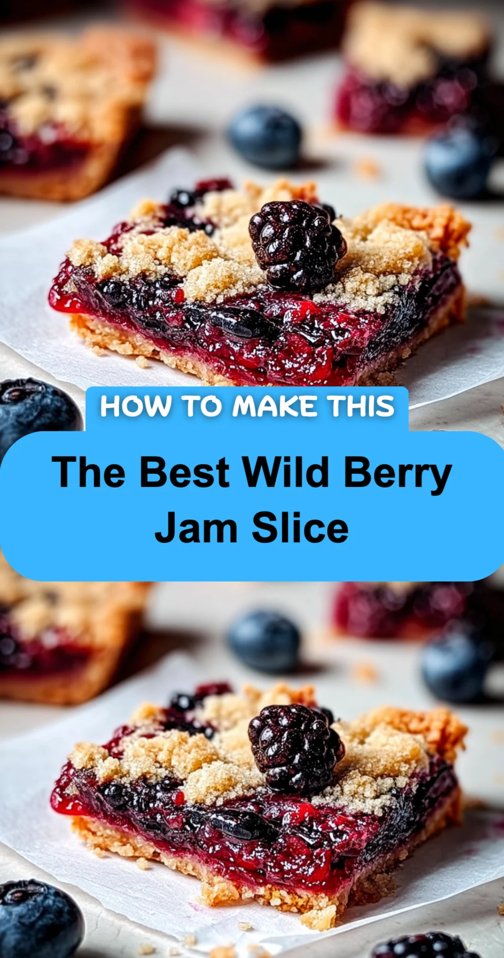The Best Wild Berry Jam Slice Recipe (Quick and Easy!)
