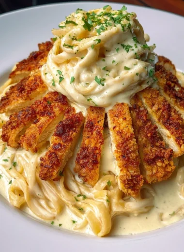 Ultimate Crispy Chicken Fettuccine Alfredo Recipe