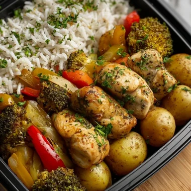 Ultimate Garlic-Herb Chicken Meal Prep Bowl Recipe