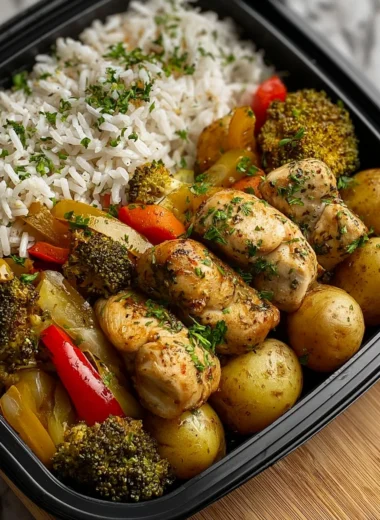 Ultimate Garlic-Herb Chicken Meal Prep Bowl Recipe
