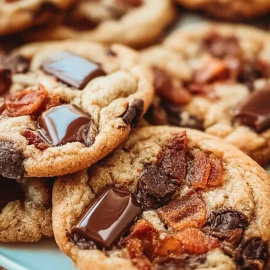Bourbon Bacon Chocolate Chunk Cookies Recipe
