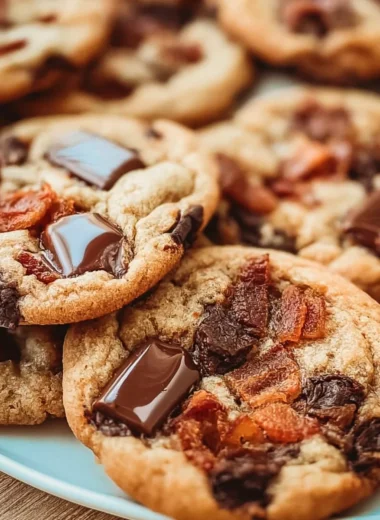 Bourbon Bacon Chocolate Chunk Cookies Recipe
