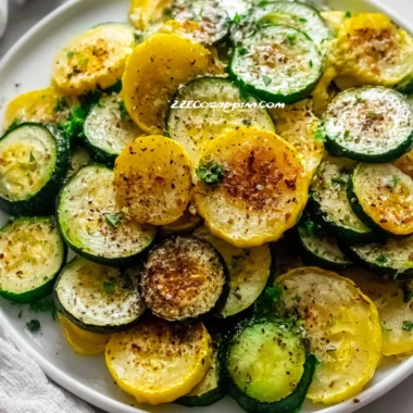 Delicious Oven Roasted Zucchini and Squash Recipe