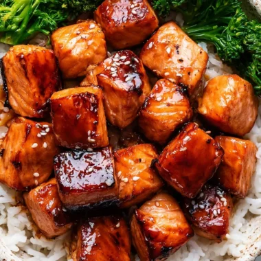 Deliciously Easy Blackstone Salmon Bites Recipe