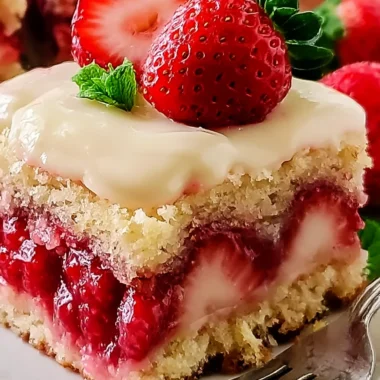 Deliciously Easy Strawberry Shortcake Bars Recipe