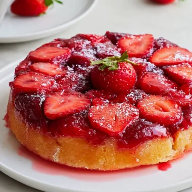 Deliciously Easy Strawberry Upside Down Cake Recipe