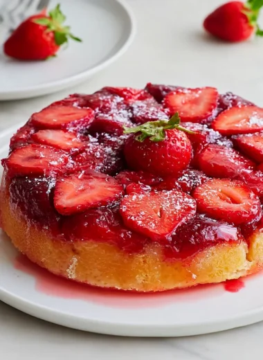 Deliciously Easy Strawberry Upside Down Cake Recipe