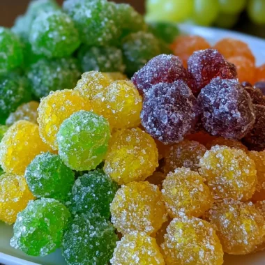 Tangy Sour Patch Grapes Recipe (Easy and Fun Snack!)